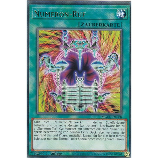 Numeron-Ruf MGED-DE088