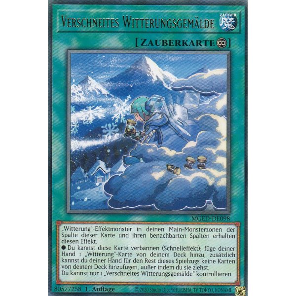 Verschneites Witterungsgem&auml;lde MGED-DE098