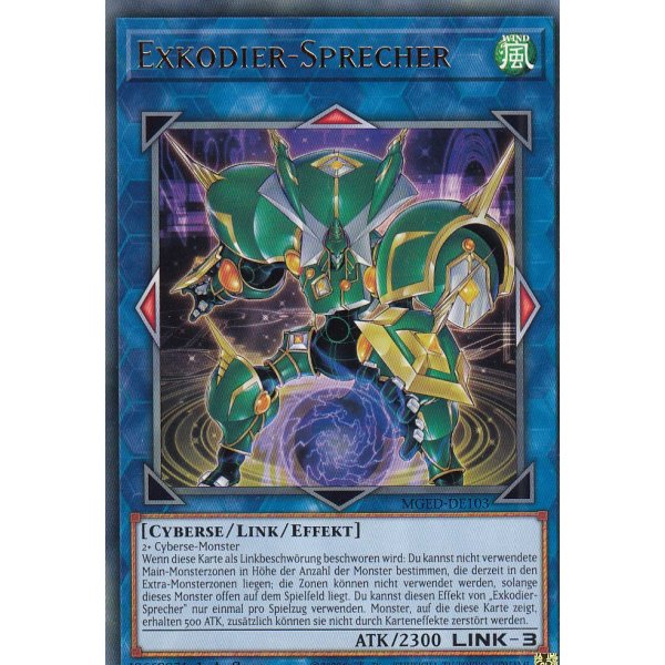 Exkodier-Sprecher MGED-DE103