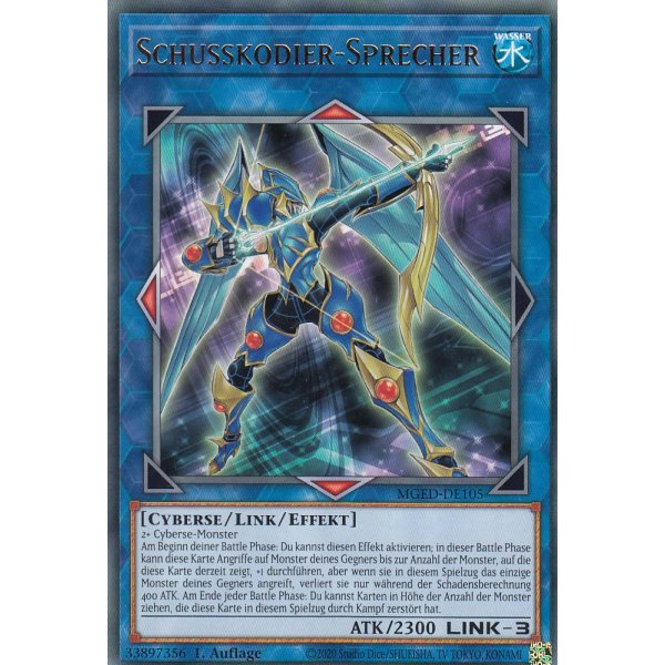 Schusskodier-Sprecher MGED-DE105