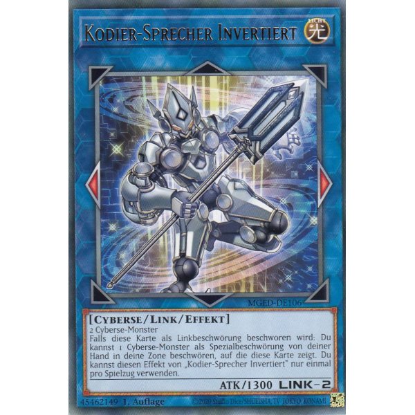 Kodier-Sprecher Invertiert MGED-DE106