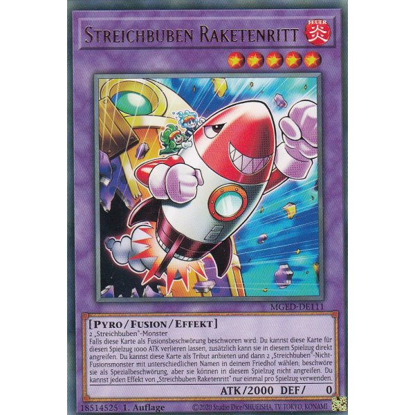 Streichbuben Raketenritt MGED-DE111