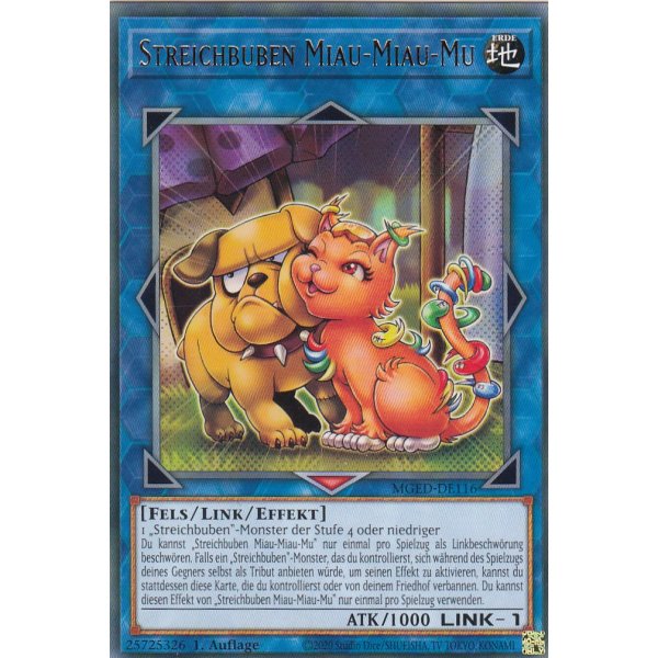 Streichbuben Miau-Miau-Mu MGED-DE116