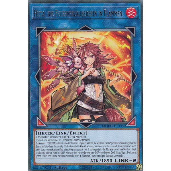 Hiita, die Feuerverzaubererin in Flammen MGED-DE119