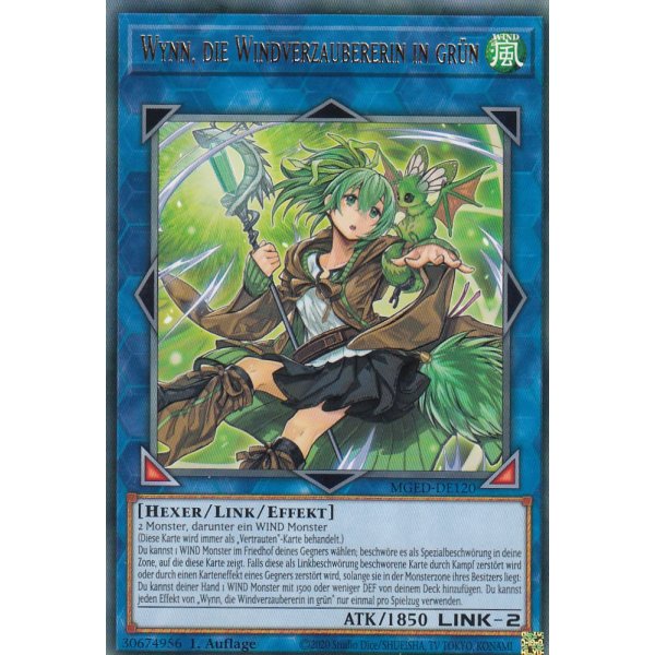 Wynn, die Windverzaubererin in gr&uuml;n MGED-DE120