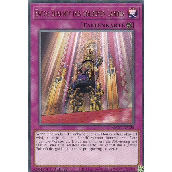 Ewige Zukunft des goldenen Landes MGED-DE128