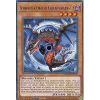 Schwarzer Drache Kollapschlange MGED-DE133