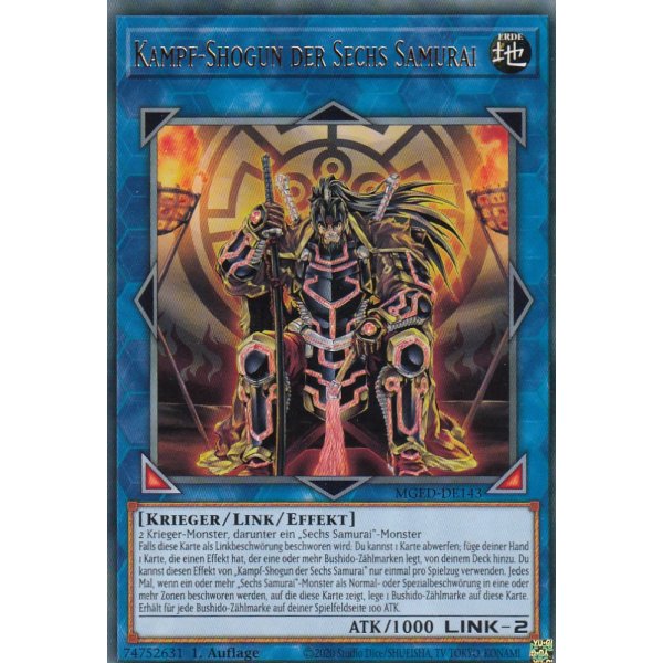 Kampf-Shogun der Sechs Samurai MGED-DE143
