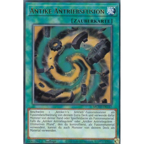 Antike Antriebsfusion MGED-DE147