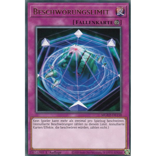 Beschw&ouml;rungslimit MGED-DE150