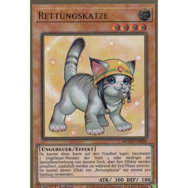 Rettungskatze (alternate art) MGED-DE006alt