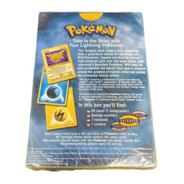 Pokemon Tempest Theme Deck *ABSOLUTE RARIT&Auml;T* (englisch)