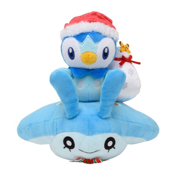 Plinfa &amp; Mantirps Pokemon Pl&uuml;schfigur - Christmas In The Sea 2021