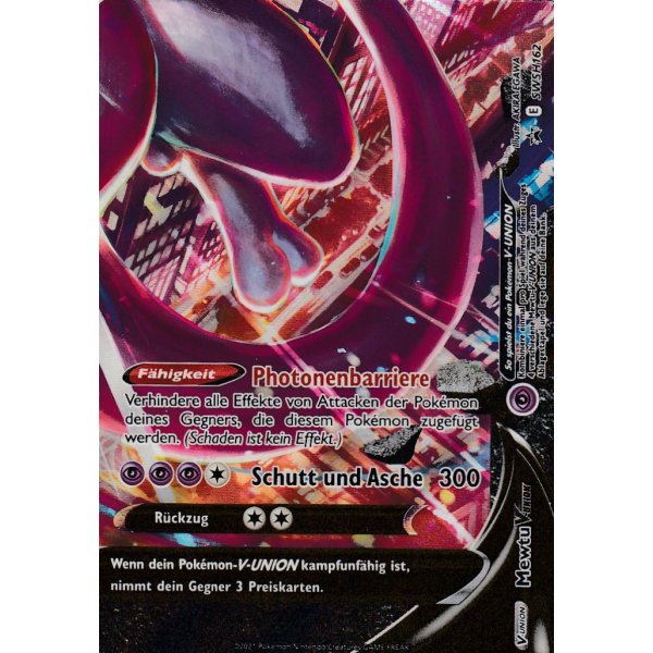 Mewtu V-Union Celebrations PROMO - 4 Karten die 1 XXL-Karte ergeben