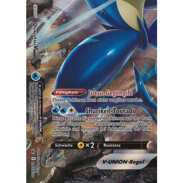 Quajutsu V-Union Celebrations PROMO - 4 Karten die 1 XXL-Karte ergeben