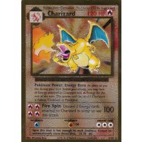 Charizard Glurak Gold Metall PROMO Celebrations Ultra Premium