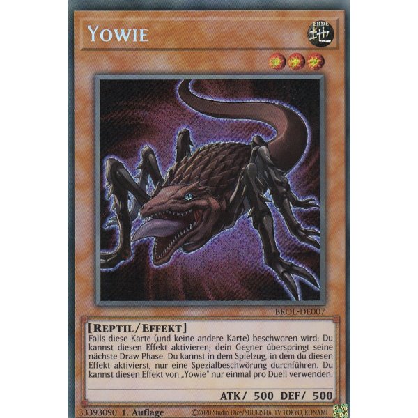 Yowie BROL-DE007