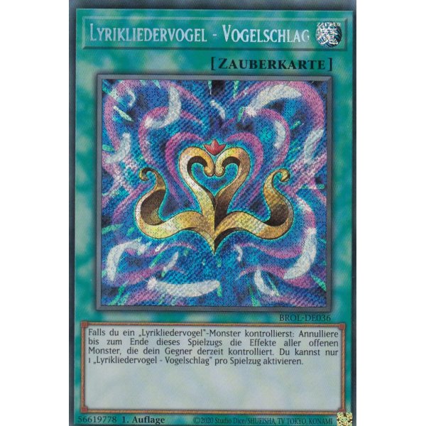 Lyrikliedervogel - Vogelschlag BROL-DE036