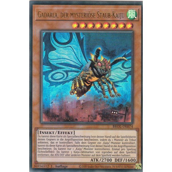 Gadarla, der mysteri&ouml;se Staub-Kaiju BROL-DE074