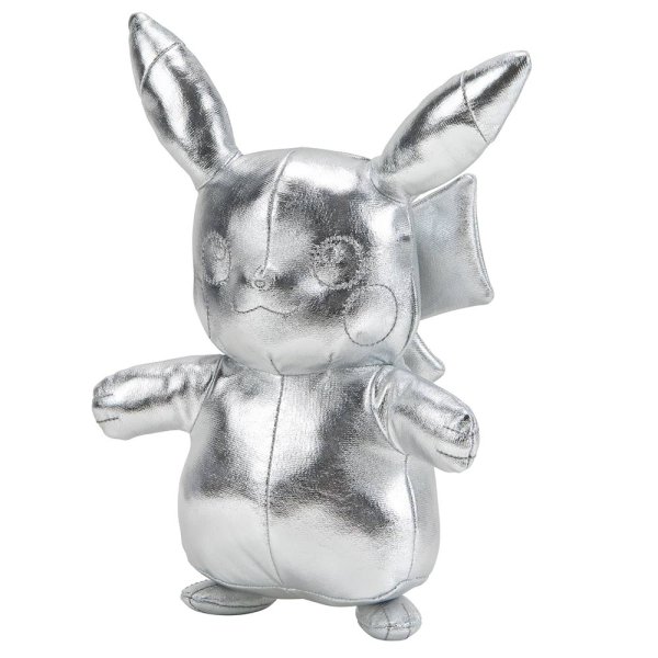 Silver Pikachu 25th Anniversary Pl&uuml;schfigur 23 cm - Pokemon Kuscheltier
