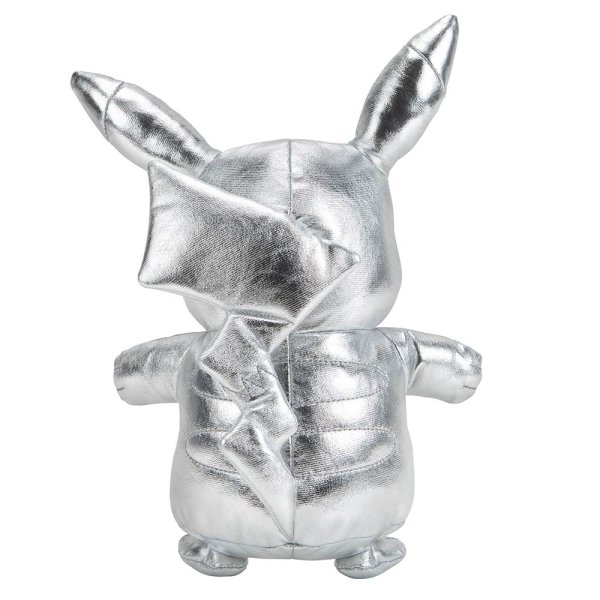 Silver Pikachu 25th Anniversary Pl&uuml;schfigur 23 cm - Pokemon Kuscheltier