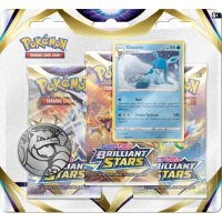 Sword & Shield Brilliant Stars 3-Pack Blister - Glaceon englisch