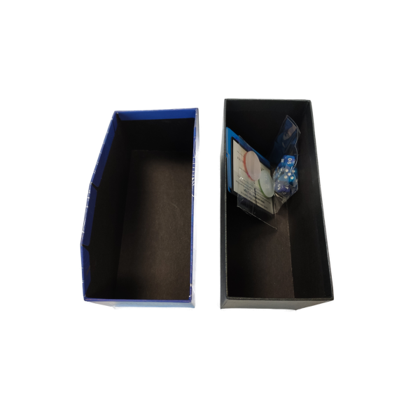 Pokemon Kampfstile Wulaosu (blau) Trainer Box + W&uuml;rfel + Schadensmarken + Kartentrenner