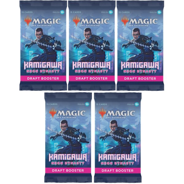 Kamigawa Neon Dynasty Draft Booster (5 St&uuml;ck, englisch)