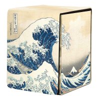 Ultra Pro Magic Alcove Flip Deck Box Fine Art The Great Wave Off Kanagawa von Hokusai (100+ Deck Box)
