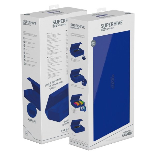 Ultimate Guard Superhive 550+ XenoSkin Monocolor Blau