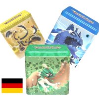 Alle 3 Pokemon Frühjahr 2022 Stackable Tins (deutsch)