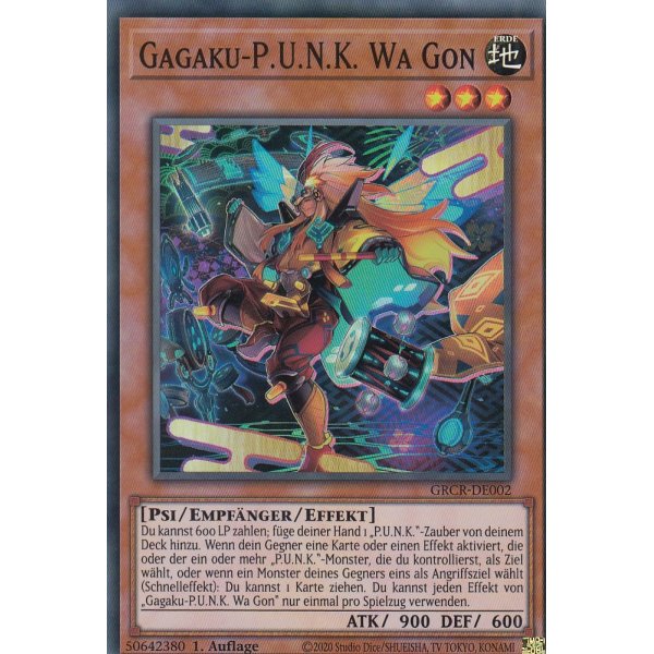Gagaku-P.U.N.K. Wa Gon GRCR-DE002