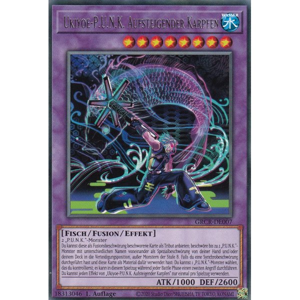 Ukiyoe-P.U.N.K. Aufsteigender Karpfen GRCR-DE007