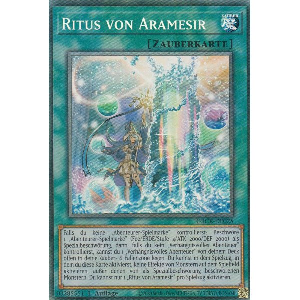 Ritus von Aramesir (Collector Rare) GRCR-DE025-Collector-Rare