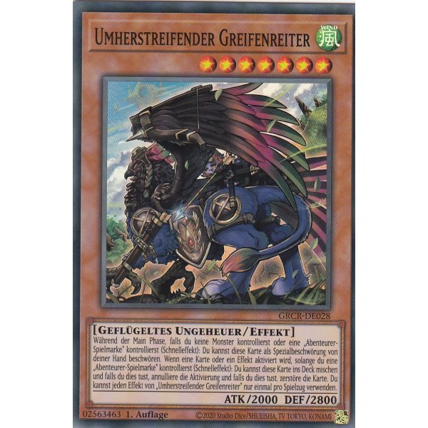 Umherstreifender Greifenreiter GRCR-DE028