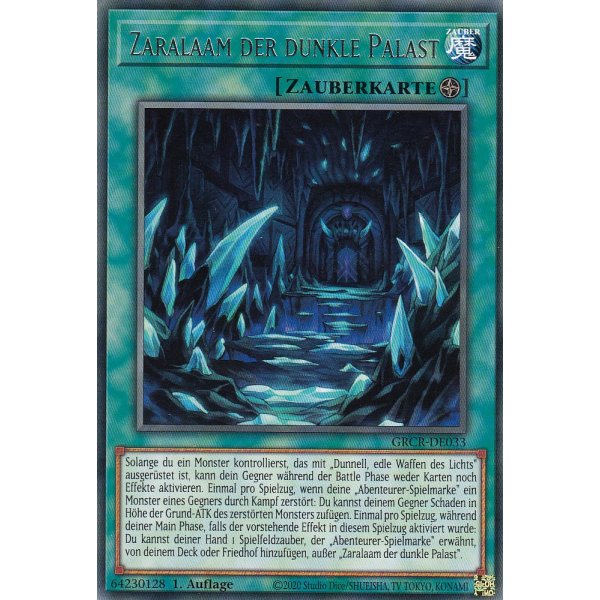 Zaralaam der dunkle Palast GRCR-DE033