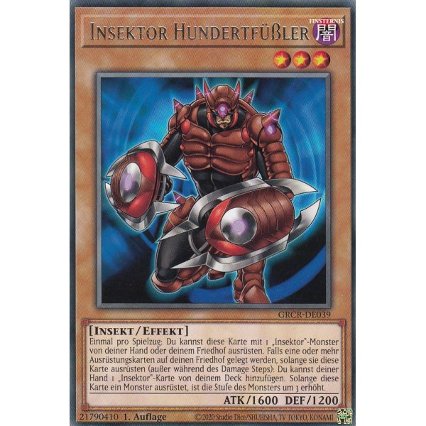 Insektor Hundertf&uuml;&szlig;ler GRCR-DE039