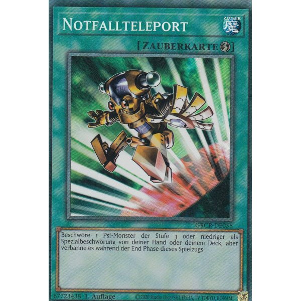 Notfallteleport (Collector Rare) GRCR-DE055-Collector-Rare