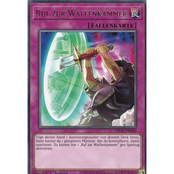 Ruf zur Waffenkammer GRCR-DE060