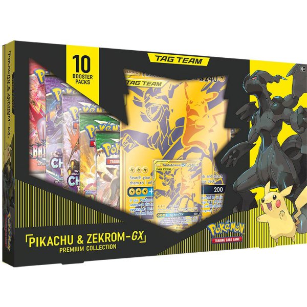 Pok&eacute;mon Tag Team Pikachu &amp; Zekrom GX Premium Collection - Englisch