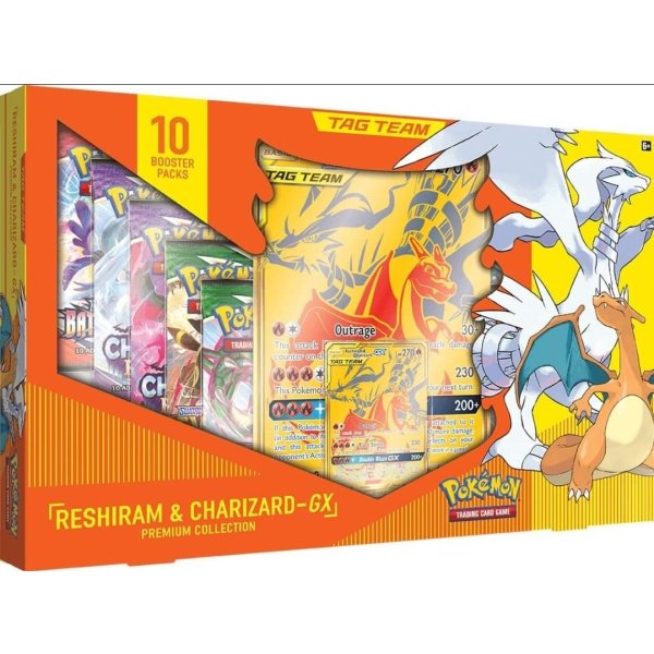 Pok&eacute;mon Tag Team Reshiram &amp; Charizard GX Premium Collection (englisch)