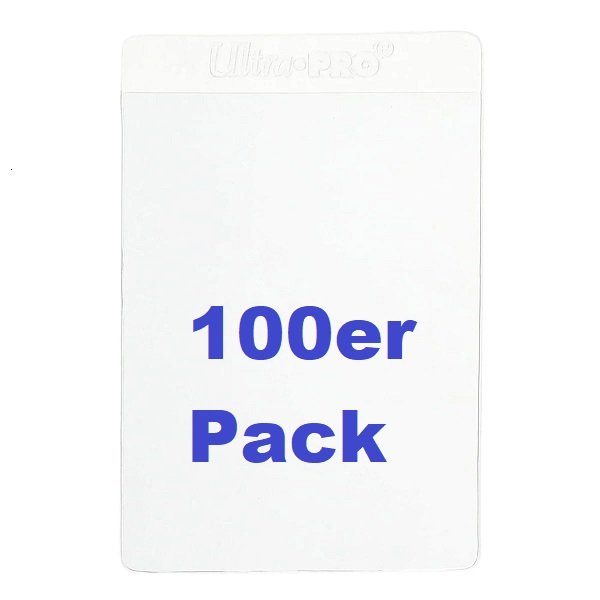 Ultra Pro Semi-Rigid Card Holders 1/2" Lip 100er Pack (100 Kartenh&uuml;llen)