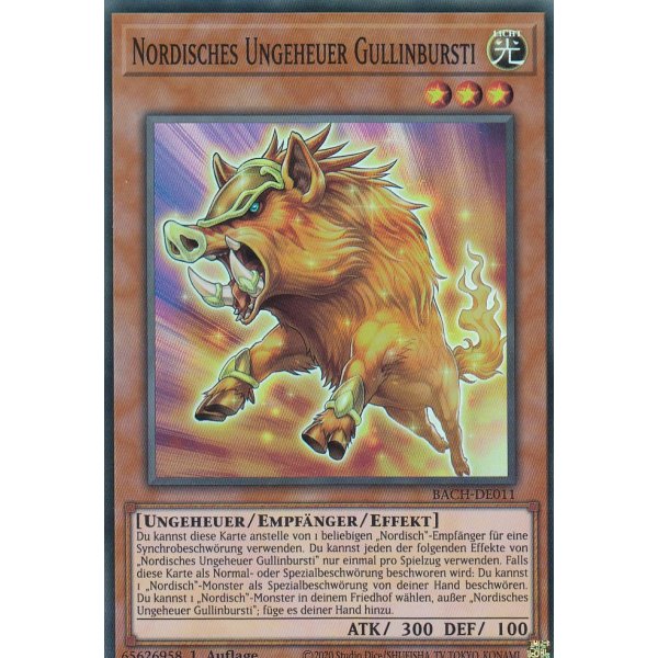 Nordisches Ungeheuer Gullinbursti BACH-DE011