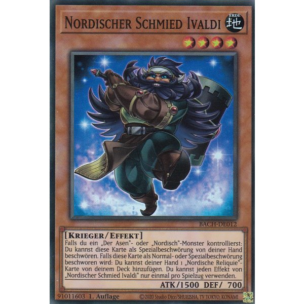 Nordischer Schmied Ivaldi BACH-DE012