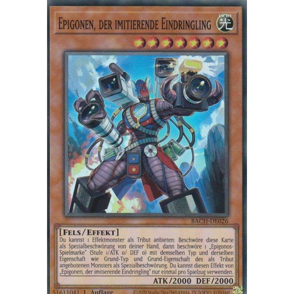 Epigonen, der imitierende Eindringling BACH-DE026