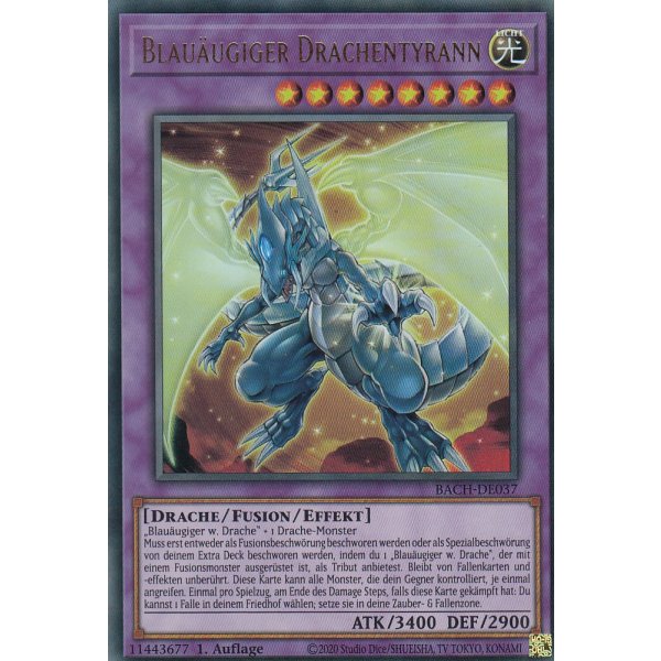 Blau&auml;ugiger Drachentyrann BACH-DE037