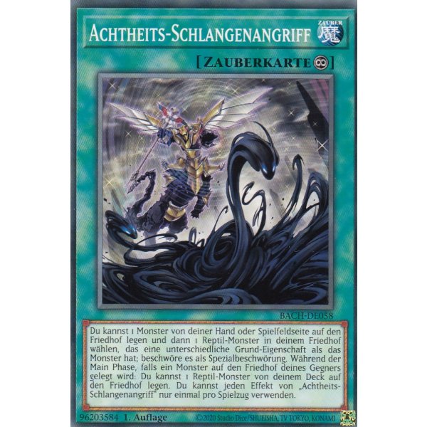 Achtheits-Schlangenangriff BACH-DE058