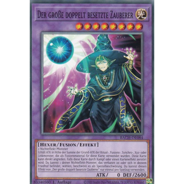 Der gro&szlig;e doppelt besetzte Zauberer BACH-DE084