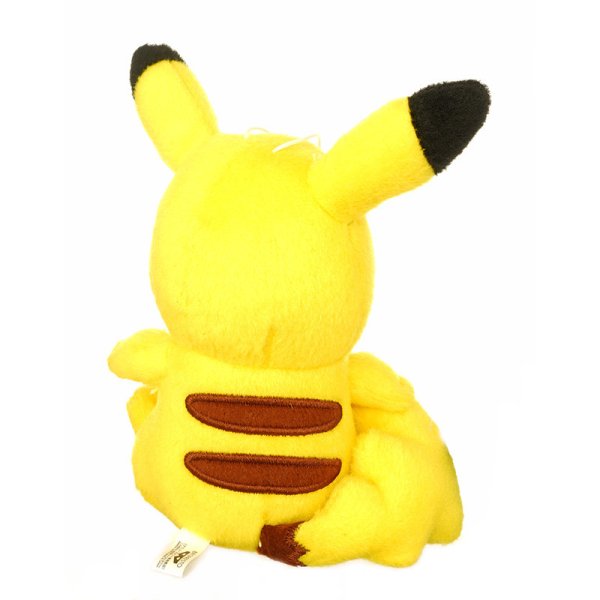 Pikachu Pl&uuml;schfigur 15 cm (sitzend, zwinkernd) Pokemon Kuscheltier
