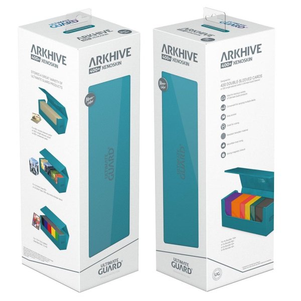 Ultimate Guard Arkhive 400+ XenoSkin Monocolor Petrolblau